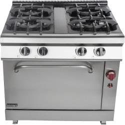 اجاق گاز صنعتی 4 شعله فردار مطبخ آرا مدل 206