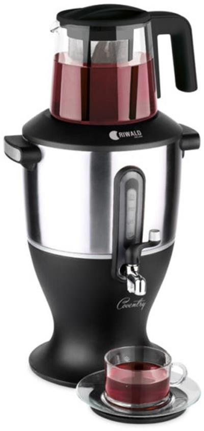 سماور برقی ریوالد مدل COVENTRY کد 800207 به همراه قیچی آشپزخانه چند منظوره کینگ