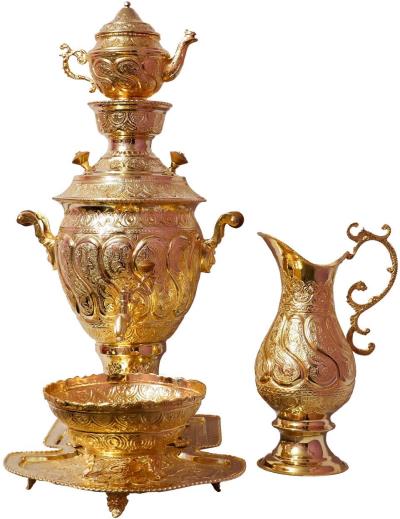 سرویس 5 پارچه سماور مدل 440335 گالری جعفری