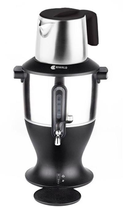 سماور برقی ریوالد مدل DOBOI کد 800209 به همراه قیچی آشپزخانه چند منظوره کینگ