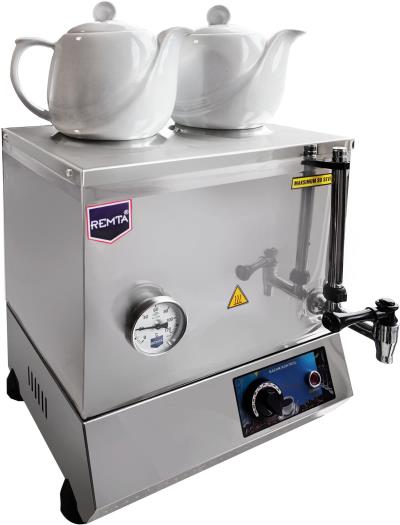 سماور برقی مدل EP02 گنجایش 23 لیتر به همراه دو عدد قوری