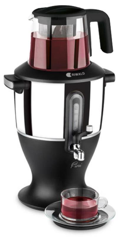 سماور برقی ریوالد مدل FIORI کد 800211 به همراه قیچی آشپزخانه چند منظوره کینگ