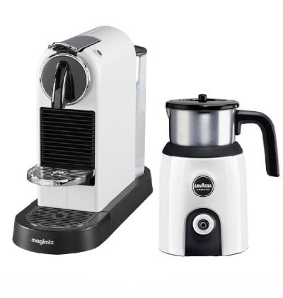 اسپرسوساز نسپرسو مدل سیتیز همراه با کف شیر لاوازا