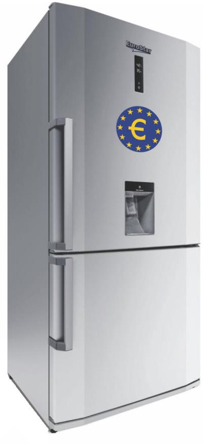 یخچال و فریزر یورو استار مدل RF 840SS