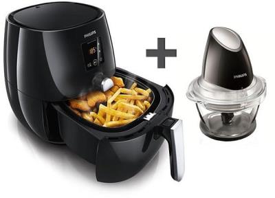 سرخ کن فیلیپس مدل HD9230 همراه با خردکن فیلیپس مدل HR1399