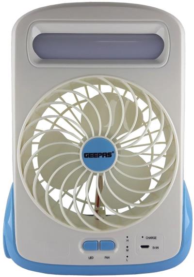 پنکه و چراغ اضطراری جی پاس مدل GF9618