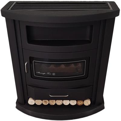 بخاری گازی شارق توس مدل اهورا طرح شومینه 220