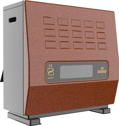 بخاری گاز سوز سپهر الکتریک مدل یاس SE9000 نمای جلو مسی