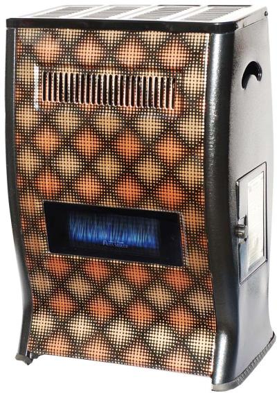 بخاری گازی هیتا شعله طرح گرافیکی پودری مدل فرشته HTA 700 DW