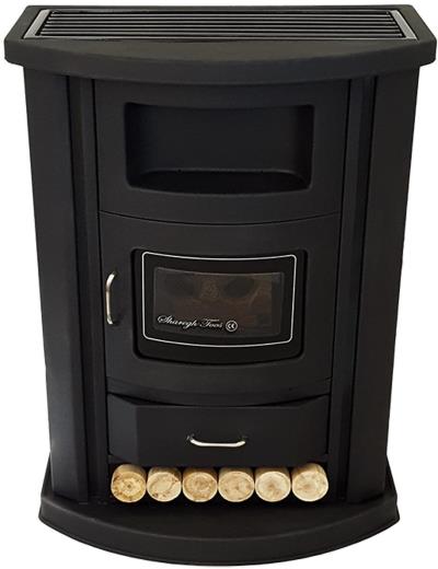 بخاری گازی شارق توس مدل اهورا طرح شومینه 140