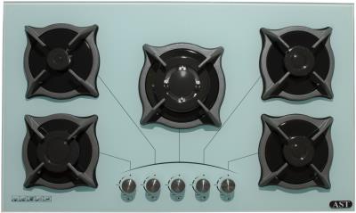 اجاق گاز صفحه ای آ اس تی مدل وایت گلس