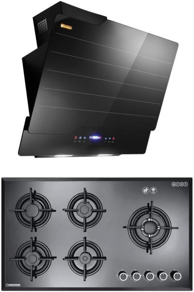 هود و اجاق گاز صفحه ای درخشان مدل نوت G606