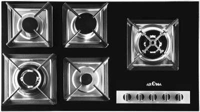 اجاق گاز صفحه ای استیل آروما مدل FEDRICO 4