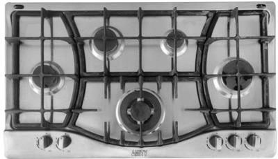 اجاق گاز صفحه ای آمیتی مدل 2000B5S