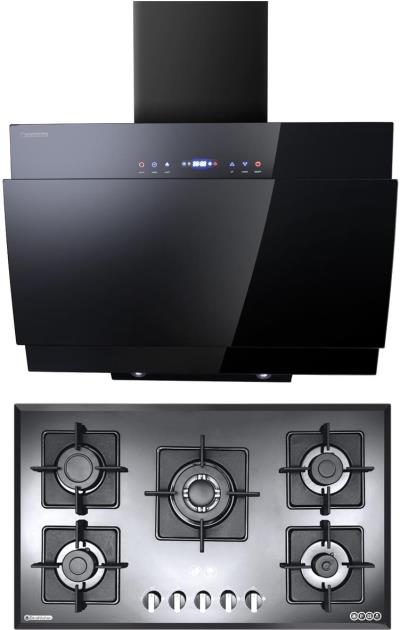 هود و اجاق گاز صفحه ای درخشان مدل آپریل G611