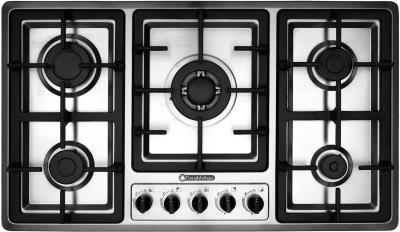 اجاق گاز صفحه ای استیل درخشان مدل G617