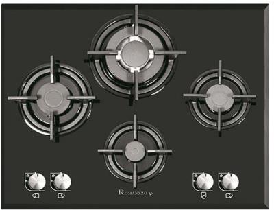 اجاق گاز صفحه ای رومانزو مدل 410