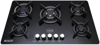 اجاق گاز صفحه ای شیشه ای تی اند دی مدل TD155E