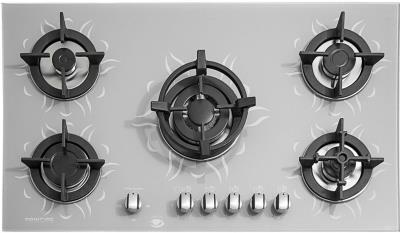 اجاق گاز صفحه ای بدون ترموکوبل شیشه ای پرنسیپ مدل TF531