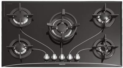 اجاق گاز صفحه ای شیشه ای پرنسیپ مدل LH532