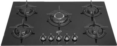 اجاق گاز صفحه ای شیشه ای پرتوالماس البرز مدل TPZ3