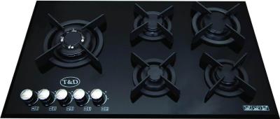 اجاق گاز صفحه ای شیشه ای تی اند دی مدل TD137E