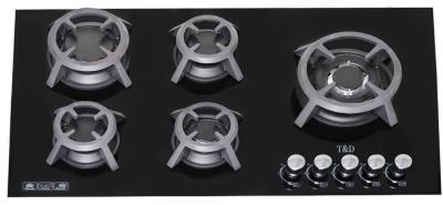 اجاق گاز صفحه ای شیشه ای تی اند دی مدل TD157