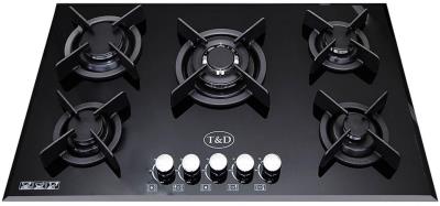 اجاق گاز صفحه ای شیشه ای تی اند دی مدل TD152E