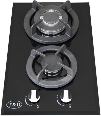 اجاق گاز صفحه ای شیشه ای تی اند دی مدل TD129E