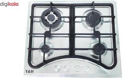 اجاق گاز صفحه ای استیل تی اند دی مدل TD114E