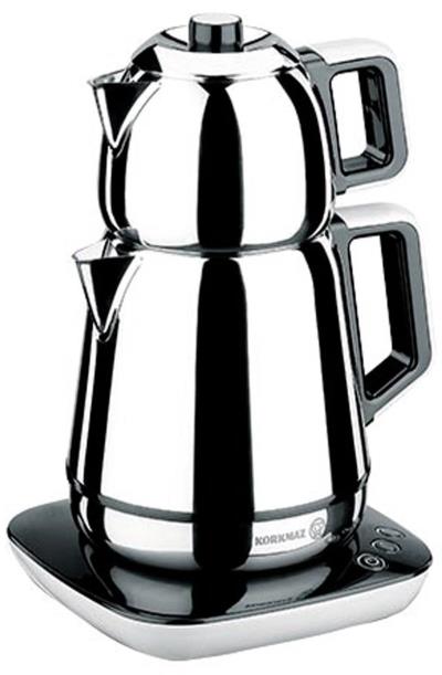 چای ساز کرکماز مدل DEMIX کد 354 به همراه ست 3 عددی اردورخوری