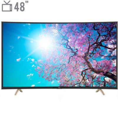 تلویزیون ال ای دی هوشمند خمیده تی سی ال مدل 48P1F سایز 48 اینچ