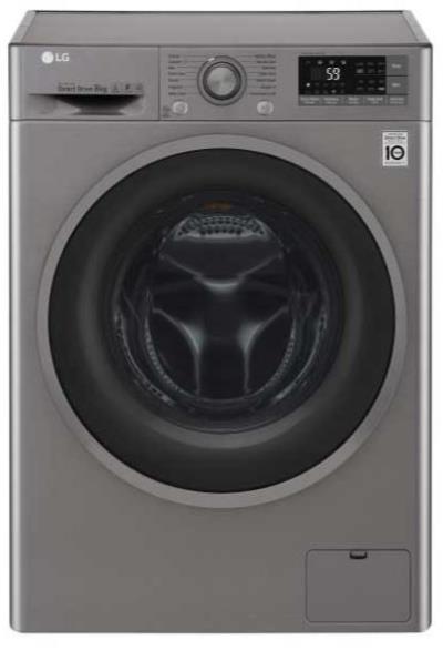 ماشین لباسشویی ال جی مدل WM 843 ظرفیت 8 کیلوگرم