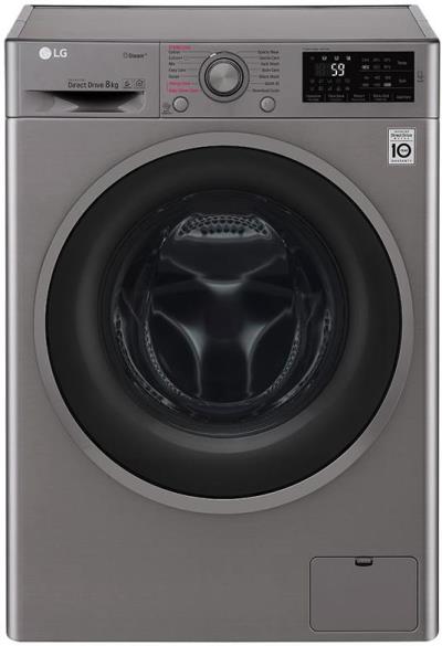 ماشین لباسشویی ال جی مدل WM 845S ظرفیت 8 کیلوگرم