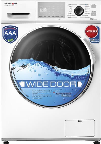 ماشین لباسشویی پاکشوما مدل WFI 81437 با ظرفیت 8 کیلوگرم