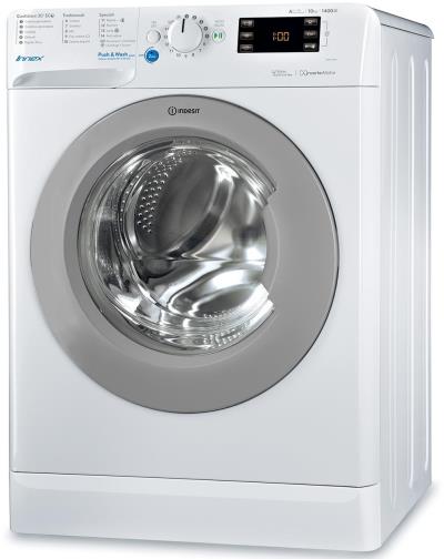 ماشین لباسشویی ایندزیت مدل BWE 101484 XW SSS IT ظرفیت 10 کیلوگرم