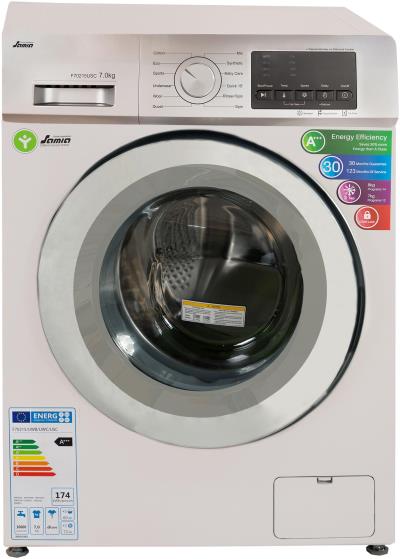 ماشین لباسشویی سامیا مدل F70215USC ظرفیت 7 کیلوگرم ماشین لباسشویی سامیا مدل F70215USC ظرفیت 7 کیلوگرم