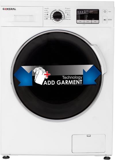 ماشین لباسشویی جنرال آدمیرال مدل FMU 4918 ظرفیت 8 کیلوگرم