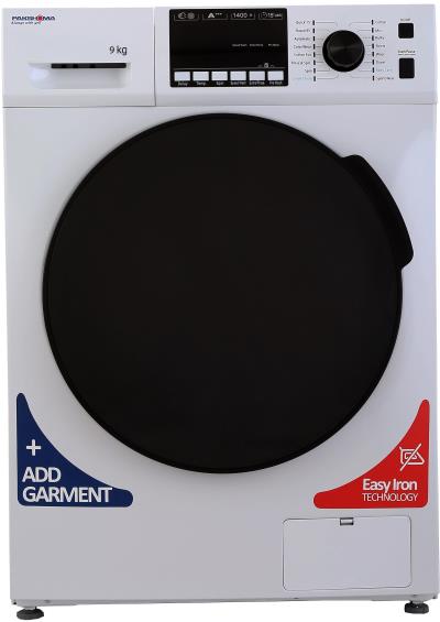 ماشین لباسشویی پاکشوما مدل TFU 93407 ظرفیت 9 کیلوگرم