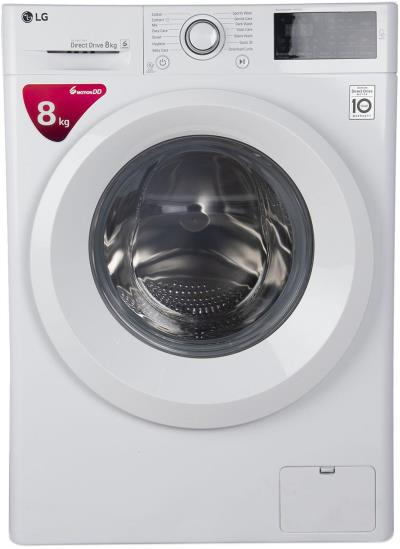 ماشین لباسشویی ال جی مدل WM 821 ظرفیت 8 کیلوگرم