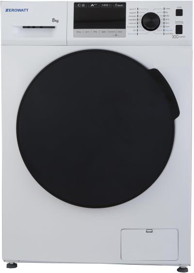 ماشین لباسشویی زیرووات مدل ZWT 8014 ظرفیت 8 کیلوگرم