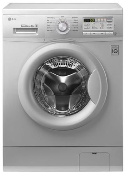 ماشین لباسشویی ال جی مدل F10B8QDT25 ظرفیت 7 کیلوگرم