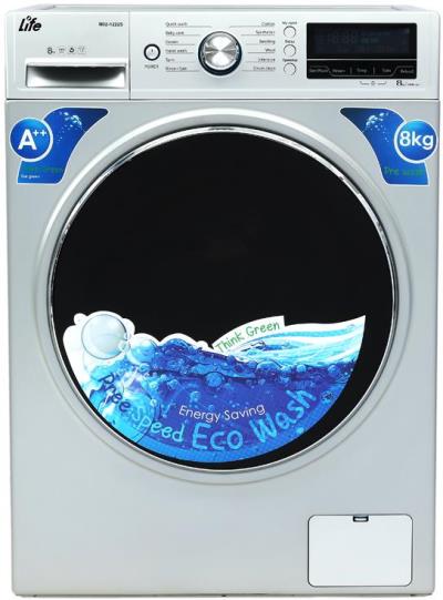 ماشین لباسشویی لایف مدل 1222 MO2 ظرفیت 8 کیلوگرم