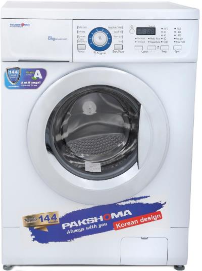 ماشین لباسشویی پاکشوما مدل WFU80103WT ظرفیت 8 کیلوگرم