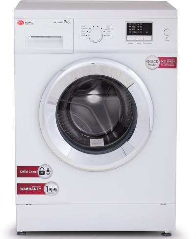 ماشین لباسشویی کرال مدل WF 7249 ظرفیت 7 کیلوگرم