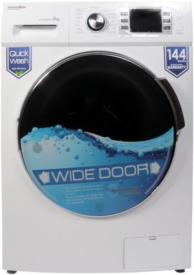 ماشین لباسشویی پاکشوما مدل WFU 90483 ظرفیت 9 کیلوگرم