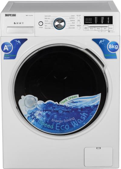 ماشین لباسشویی برتینو مدل M01 1222 با ظرفیت 8 کیلوگرم