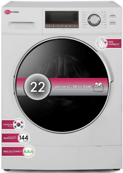 ماشین لباسشویی کرال مدل WF1292 با ظرفیت 9 کیلوگرم