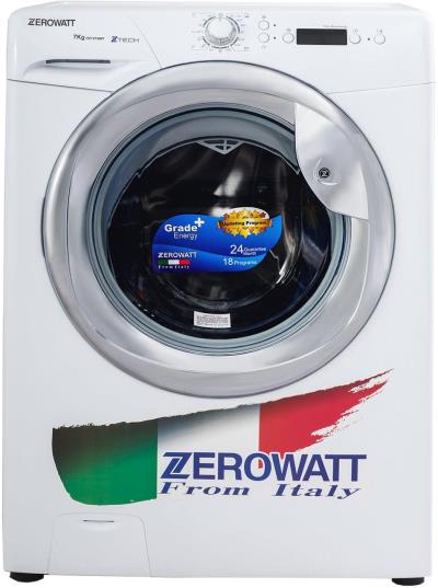 ماشین لباسشویی زیرووات مدل OZ 1273WT ظرفیت 7 کیلوگرم