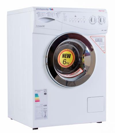 ماشین لباسشویی سپهر الکتریک مدل SE1061 درب کروم